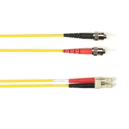 Black Box FOLZH10-005M-STLC-YL fiber optic cable 196.9" (5 m) ST LC OM3 Yellow1