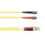 Black Box FOLZH10-005M-STLC-YL fiber optic cable 196.9" (5 m) ST LC OM3 Yellow1