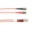 Black Box FOLZHM4-002M-STLC-RD fiber optic cable 78.7" (2 m) ST LC OM4 Red1
