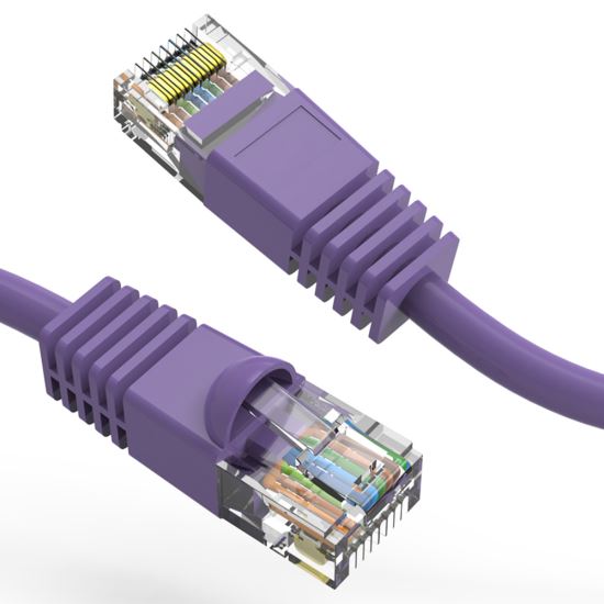 Axiom AXG100002 networking cable Purple 94.5" (2.4 m) Cat5e U/UTP (UTP)1