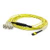 AddOn Networks ADD-MPO-4LC7M5OM4LZ-MA fiber optic cable 275.6" (7 m) 8x LC OFNR OM4 Yellow1