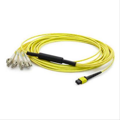 AddOn Networks ADD-MPO-4LC7M5OM4LZ-MA fiber optic cable 275.6" (7 m) 8x LC OFNR OM4 Yellow1