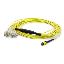 AddOn Networks ADD-MPO-4LC7M5OM4LZ-MA fiber optic cable 275.6" (7 m) 8x LC OFNR OM4 Yellow1