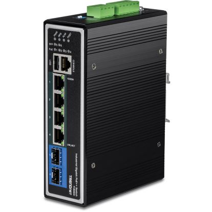 Trendnet TI-BG62I network switch Managed L2+ Gigabit Ethernet (10/100/1000) Power over Ethernet (PoE) Black1