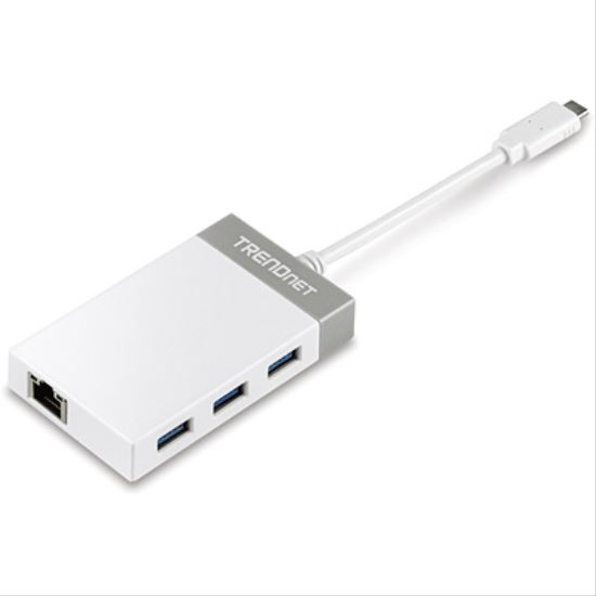 Trendnet TUC-ETGH3 notebook dock/port replicator USB 3.2 Gen 1 (3.1 Gen 1) Type-C Gray, White1