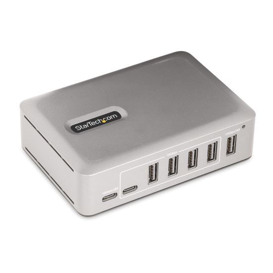 StarTech.com 10G5A2CS-USB-C-HUB interface hub USB 3.2 Gen 2 (3.1 Gen 2) Type-C 10000 Mbit/s Silver1