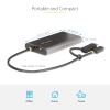 StarTech.com 109B-USBC-HDMI USB graphics adapter 3840 x 2160 pixels Gray13