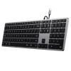 Satechi Slim W3 keyboard USB QWERTY English Aluminum, Black3