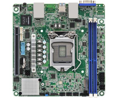 Asrock E3C256D2I motherboard Intel C256 LGA 1200 (Socket H5) mini ITX1