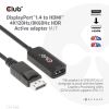 CLUB3D DisplayPort1.4 to HDMI 4K120Hz/8K60Hz HDR Active adapter M/F2