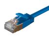 Monoprice 27467 networking cable Blue 35.4" (0.9 m) Cat6a S/FTP (S-STP)3