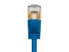 Monoprice 27467 networking cable Blue 35.4" (0.9 m) Cat6a S/FTP (S-STP)4