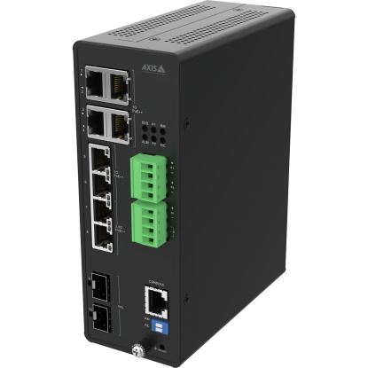 Axis 02621-001 network switch Managed 10G Ethernet (100/1000/10000) Power over Ethernet (PoE) Black1