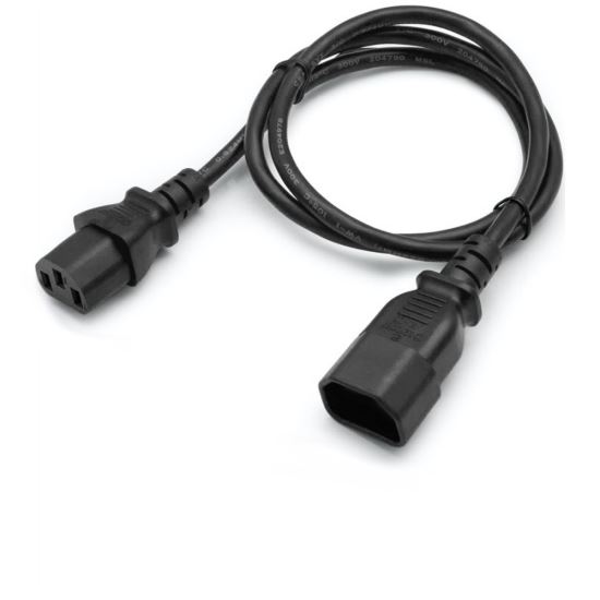 AddOn Networks ADD-515R2C1418AWG6FT power cable Black 70.9" (1.8 m) NEMA 5-15R C14 coupler1