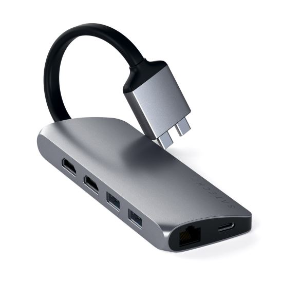 Satechi ST-TCDMMAM notebook dock/port replicator USB 3.2 Gen 1 (3.1 Gen 1) Type-C Gray1