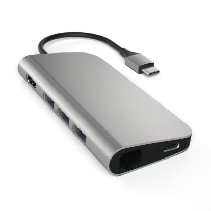 Satechi ST-TCMAM notebook dock/port replicator USB 3.2 Gen 1 (3.1 Gen 1) Type-C Gray1