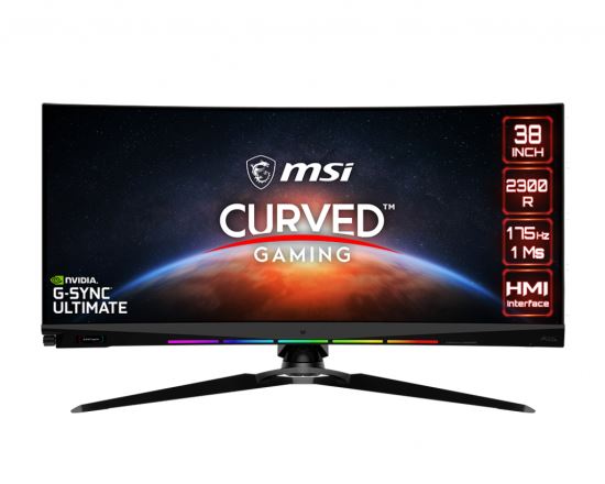 MSI Optix MEG381CQR PLUS 37.5" 3840 x 1600 pixels UltraWide Quad HD+ LCD Black1