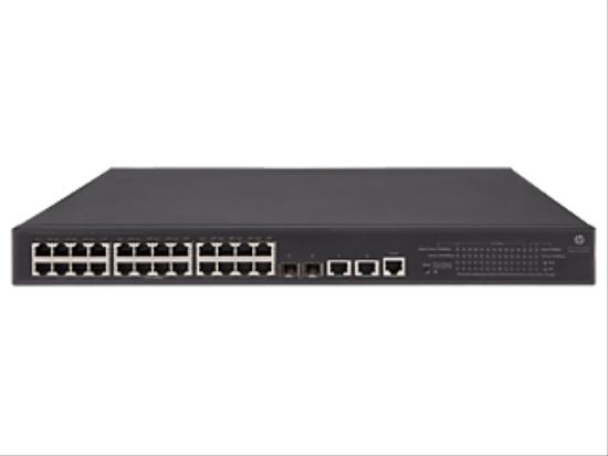 HPE FlexNetwork 5130 24G POE+ 2SFP+ 2XGT (370W) EI Managed L3 Gigabit Ethernet (10/100/1000) Power over Ethernet (PoE) 1U Gray1