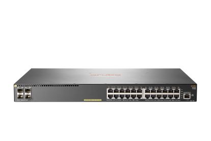 HPE Aruba 2930F 24G PoE+ 4SFP Managed L3 Gigabit Ethernet (10/100/1000) Power over Ethernet (PoE) 1U Gray1