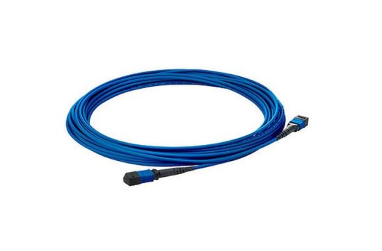 HPE QK729AR fiber optic cable 393.7" (10 m) MPO OM4 Blue1