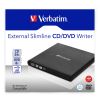 Verbatim Slimline CD/DVD optical disc drive DVD-RW Black4