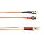 Black Box ST-LC 1.0m fiber optic cable 39.4" (1 m) Orange1