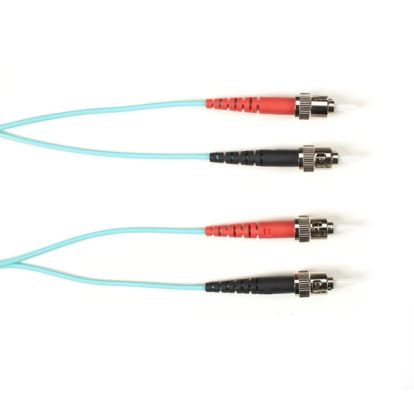 Black Box FOCMPSM-LCLC-AQ-10 fiber optic cable 118.1" (3 m) LC OFNP OS2 Aqua color1