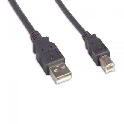 eNet Components USB2.0MAMB-10F-ENC USB cable 118.1" (3 m) USB 2.0 USB A USB B Black1