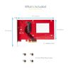 StarTech.com PEX4SFF8639U3 interface cards/adapter Internal U.312