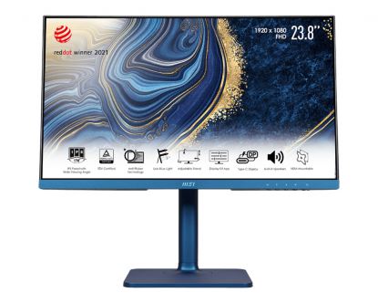MSI Modern MD241P Ultramarine computer monitor 23.8" 1920 x 1080 pixels Full HD LCD Blue1