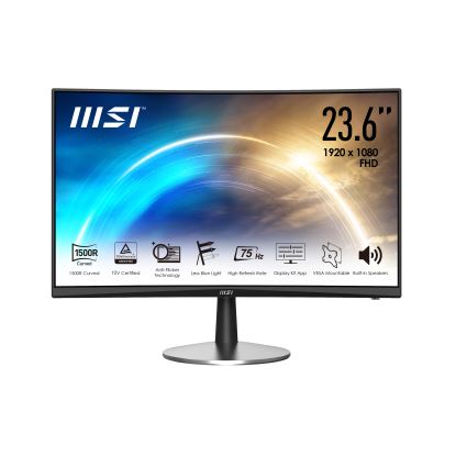 MSI Pro MP242C computer monitor 23.8" 1920 x 1080 pixels Full HD LED Black1