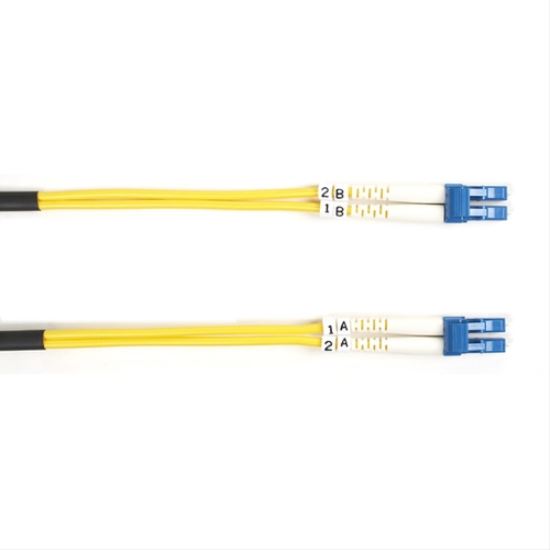 Black Box FOSM-LSZH-005M-LCLC fiber optic cable 196.9" (5 m) LC OS2 Yellow1