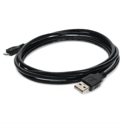 AddOn Networks USB2MICROUSB2M USB cable 78.7" (2 m) USB 2.0 USB A Micro-USB B Black1