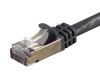 Monoprice 31313 networking cable Black 23.6" (0.6 m) Cat7 S/FTP (S-STP)3