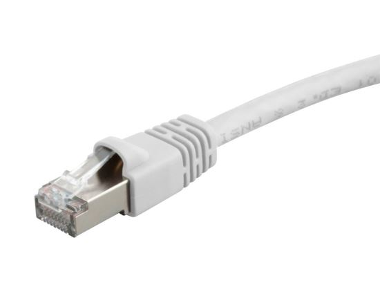 Monoprice 24320 networking cable White 11.8" (0.3 m) Cat6a S/UTP (STP)1