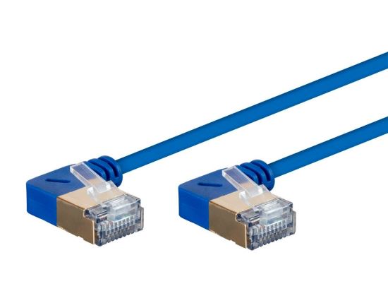 Monoprice 31015 networking cable Blue 3.94" (0.1 m) Cat6a S/FTP (S-STP)1