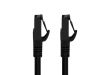 Monoprice 44659 networking cable Black 11.8" (0.3 m) Cat6a U/UTP (UTP)3