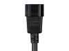 Monoprice 42052 power cable Black 11.8" (0.3 m) IEC C14 IEC C155