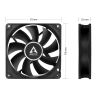 ARCTIC F9 PWM PST Computer case Fan 3.62" (9.2 cm) Black 1 pc(s)4