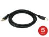 Monoprice 39918 USB cable 70.9" (1.8 m) USB 2.0 USB A USB B Black1