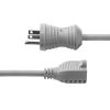 StarTech.com 231B-660H-POWER-CORD power cable Gray 70.9" (1.8 m) NEMA 5-15P NEMA 5-15R3