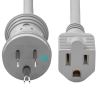 StarTech.com 231B-660H-POWER-CORD power cable Gray 70.9" (1.8 m) NEMA 5-15P NEMA 5-15R4