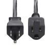 StarTech.com 231A-8A00-POWER-CORD power cable Black 118.1" (3 m) NEMA 5-15P NEMA 5-15R4