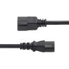 StarTech.com 8713-8100-POWER-CORD power cable Black 11.8" (0.3 m) C14 coupler C13 coupler3