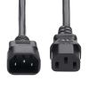 StarTech.com 8713-8100-POWER-CORD power cable Black 11.8" (0.3 m) C14 coupler C13 coupler4