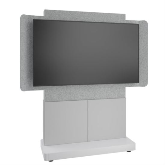 Middle Atlantic Products FM-DS-4875FS-CD8W TV mount 75" Gray, Silver, White1
