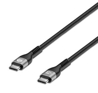 Manhattan 356367 USB cable 78.7" (2 m) USB 2.0 USB C Black1