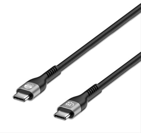 Manhattan 356367 USB cable 78.7" (2 m) USB 2.0 USB C Black1