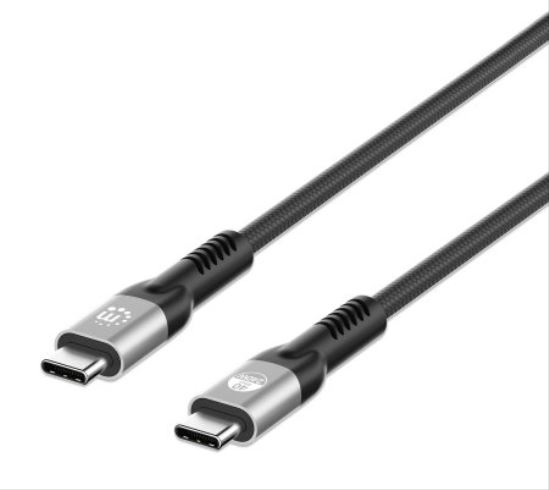 Manhattan 356374 USB cable 39.4" (1 m) USB4 Gen 3x2 USB C Black1