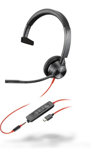 HP 8X217AA headphones/headset Wired Head-band Office/Call center USB Type-C Black1